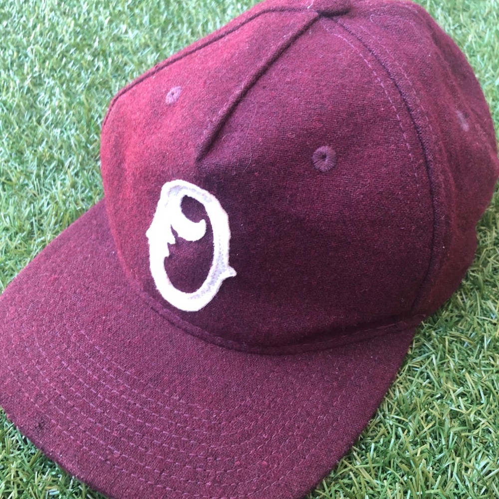 Obey Wool SnapBack Hat Maroon